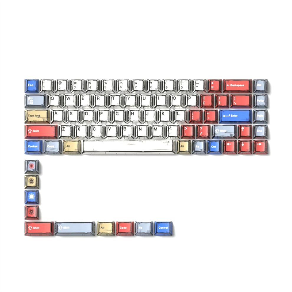 Comic Keycaps Eva01 Bow-Cherry Profile Pbt Dye-Sub 4851656316078