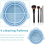 2 Pack Foldable Paint Brush Cleaner Washer, Cleani 5
