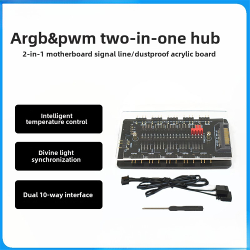 Έλεγχος θερμοκρασίας ανεμιστήρα ARGB PWM HUB Shenguang Syn 2