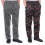 (L,6)Men Stripe Plaid Chili Printed Hotel Restaurant Kitchen Chef Work Long Pants 5