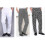 (L,6)Men Stripe Plaid Chili Printed Hotel Restaurant Kitchen Chef Work Long Pants 3