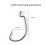 Wide Belly Crank Hook Luya Red Worm Fish 3/0 3