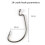 300pcs Per Set Offset Fishing Hooks, Type 1 High C 3
