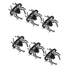 Sada krúžkov na obrúsky Halloween Spider Black Terror Meta