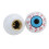 2 stuks Smile Face Ball Bandventieldopjes / Wieldopjes 3