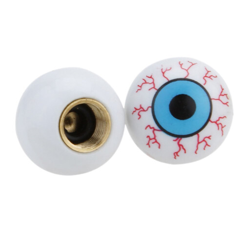 2 stuks Smile Face Ball Bandventieldopjes / Wieldopjes 2