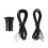 Car Stereo Male USB AUX Cable Set for 206 207 307 4