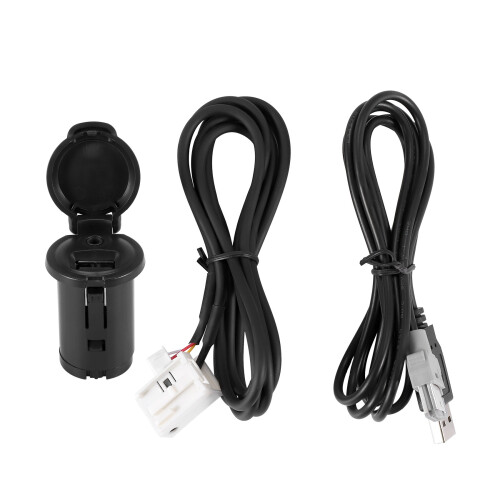 Car Stereo Male USB AUX Cable Set for 206 207 307