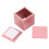 Custodia per gesso da biliardo in oro rosa Cap:1 3x3x3.5 cm 9