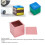 Custodia per gesso da biliardo in oro rosa Cap:1 3x3x3.5 cm 4