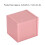 Custodia per gesso da biliardo in oro rosa Cap:1 3x3x3.5 cm 2