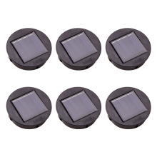 6Pc Smart Garden Solar Powered Replacement Round L