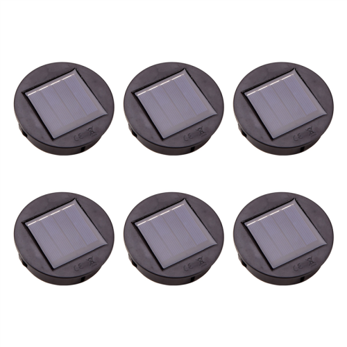 6Pc Smart Garden Solar Powered Replacement Round L