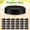 Jar Lids Plastic Storage Caps with Rubber Seal Rep 6