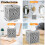Tissue Box Cover Boho Decor Square Paper Holder wi 10