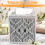 Tissue Box Cover Boho Decor Square Paper Holder wi 6