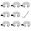 8Pcs SBR20 Linear Rail Stop Kragen Aluminium Legierung 2