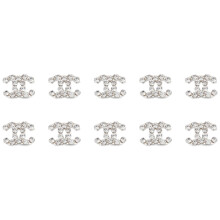 3D-Legierung Strass Nagel DIY Dekoration