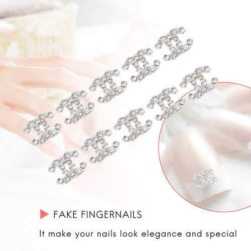 3D-Legierung Strass Nagel DIY Dekoration 2