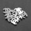 3D-Legierung Strass Nagel DIY Dekoration 9