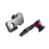 Motorfiets CNC aluminium kettingspanner blok achter 4