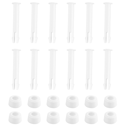 12 Pcs Plastic Pool Joint Pins & Rubber Seals for