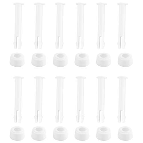 12 Pcs Plastic Pool Joint Pins & Rubber Seals for 2