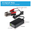 Draagbare DC met batterijclip, 12V/24V naar 5V 4-Por 6