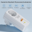 2er-Pack 16A Gfci-Auslaufschutzstecker RCD-Buchse 6