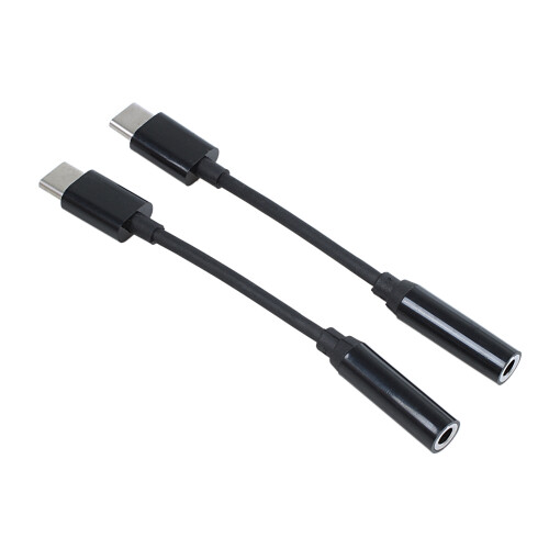 2 Pack USB C to 3.5mm Headphone Jack Adapter, Type