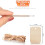 100PCS Blank Squares Wood Pieces Unfinished Round 7