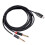 Câble audio stéréo USB-C vers double jack 6,35 mm 8
