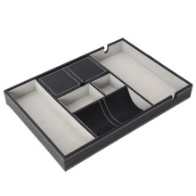 Valet Tray for Men, Tray, Nightstand Organizer, Table Organizer, Charging Station, Catch All,