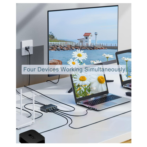 5-Port-Gigabit-Ethernet-Switch mit USB-Stromkabel 2