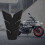 Motorfiets antislip zijbrandstoftankpad stickers voor 5