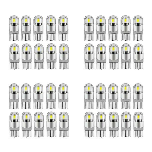 40Pcs 6000K Canbus T10 168 194 W5W Dome Lizenz Si 1