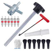 Kit de herramientas para cambio rápido de válvula de neumático, reemplazo del núcleo del vástago