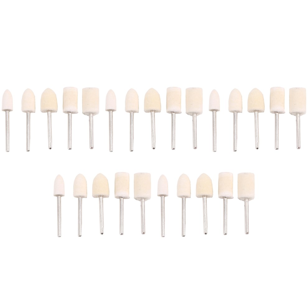 25Pcs Felt Polishing Buffing Pad Set Rotary Tools 4854106658810