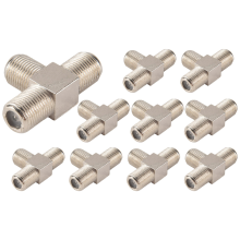 10-pack 3-weg F-type coaxkabelsplittercombiner