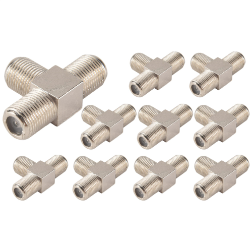 10-pack 3-weg F-type coaxkabelsplittercombiner 1