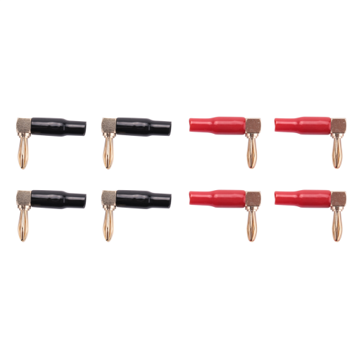8 stuks 4 mm bananenstekker luidsprekerkabels connector adapter 2