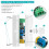 Interruttore dimmer LED in linea, ON/OFF rotante integrato 4