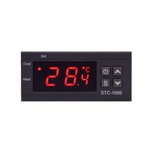 Termostato digital LED STC 1000 para temperatura de incubadora
