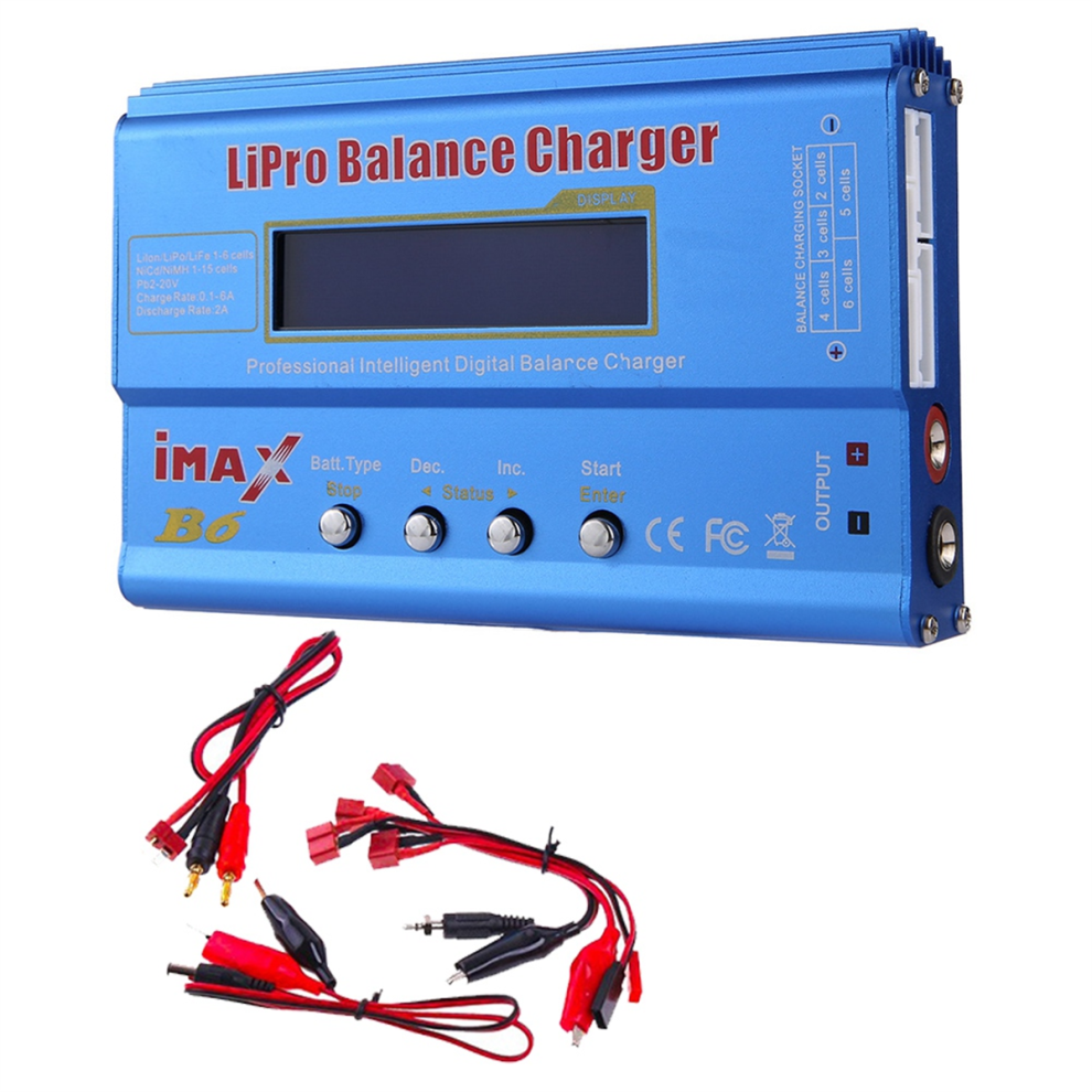 For B6 80W Lipo Battery Charger+T Plug Nimh Li-Ion 4854106663999