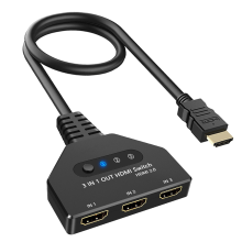 4K@60hz -Kompatible Switchbox 3 in 1 Out 2.0 Swit