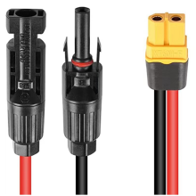 Cabo solar para painel de extensão de carga XT60 12AWG C