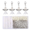 50 Sets DIY Schutzengel Anhänger Kit, Machen Sie Ihre O 2