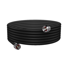 Cabo de comunicação coaxial RF de 20 m, alimentador de baixa perda