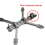 Suporte para antena de impressão GPS de 25 mm para corrida FPV 6