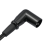 Microfone com conector macho para fêmea XLR de 3 pinos em ângulo reto 5